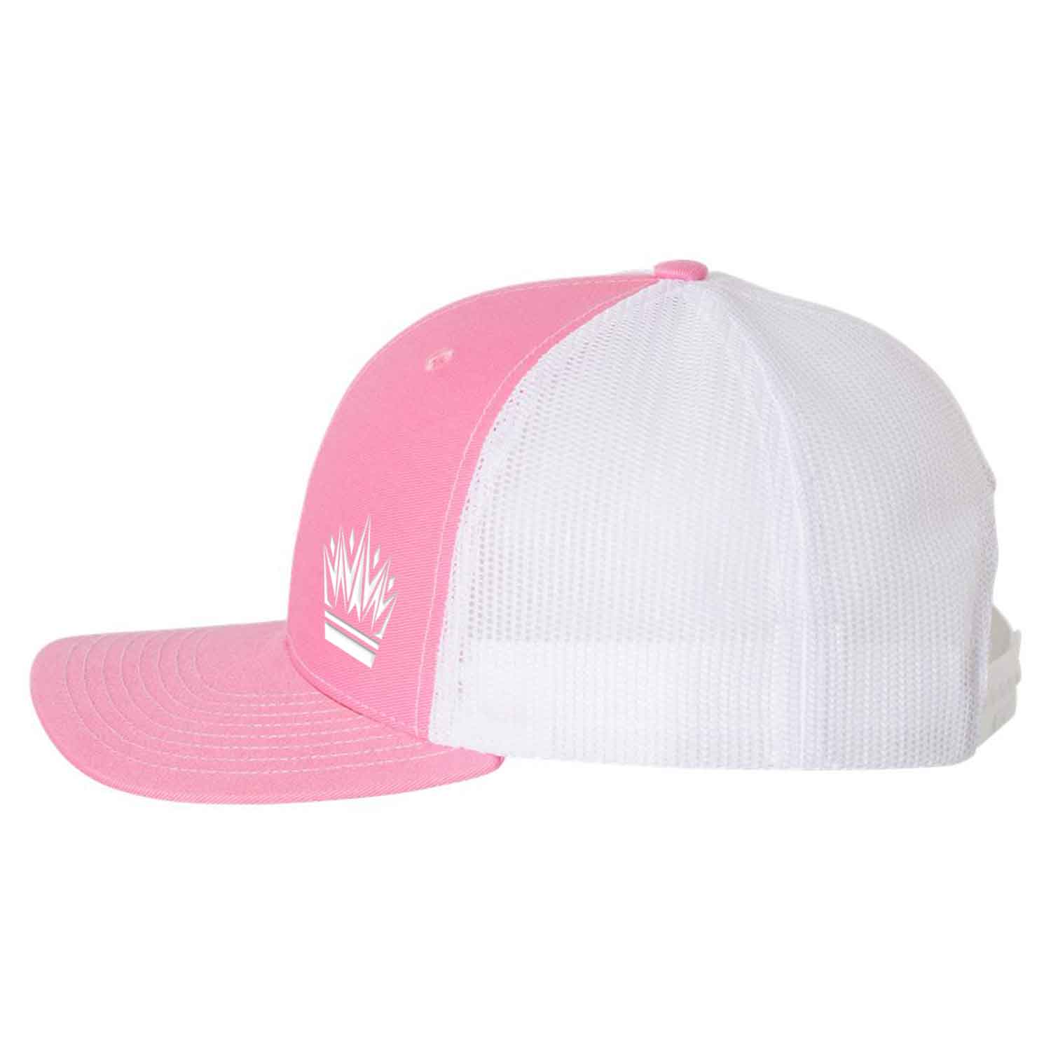 States Royalty Pink Trucker Hat Side